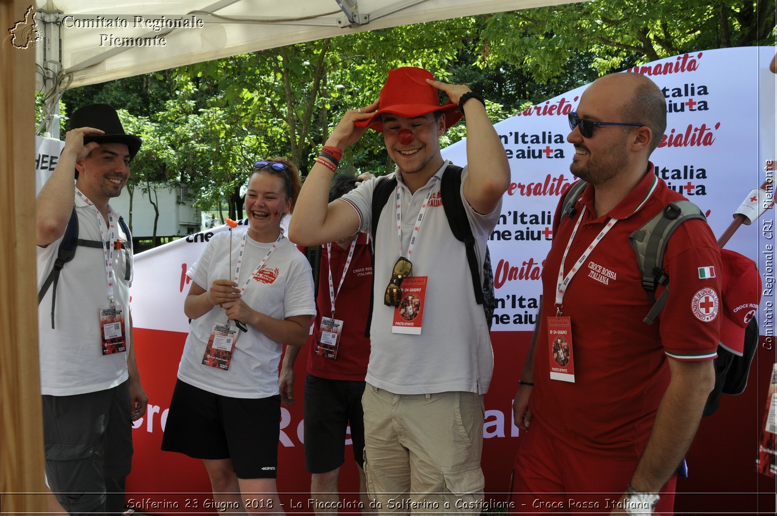 Solferino 23 Giugno 2018 - La Fiaccolata da Solferino a Castiglione - Croce Rossa Italiana- Comitato Regionale del Piemonte