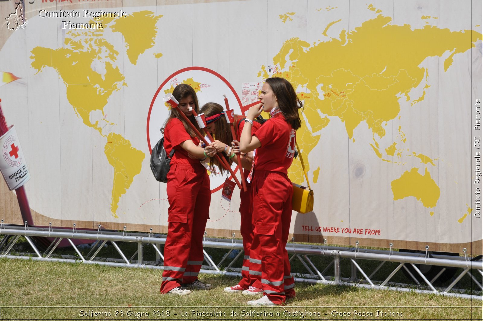 Solferino 23 Giugno 2018 - La Fiaccolata da Solferino a Castiglione - Croce Rossa Italiana- Comitato Regionale del Piemonte