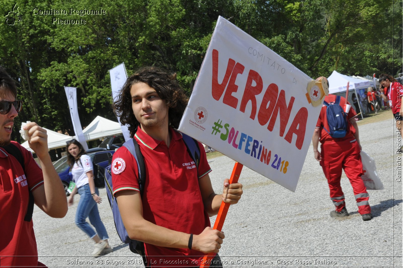 Solferino 23 Giugno 2018 - La Fiaccolata da Solferino a Castiglione - Croce Rossa Italiana- Comitato Regionale del Piemonte