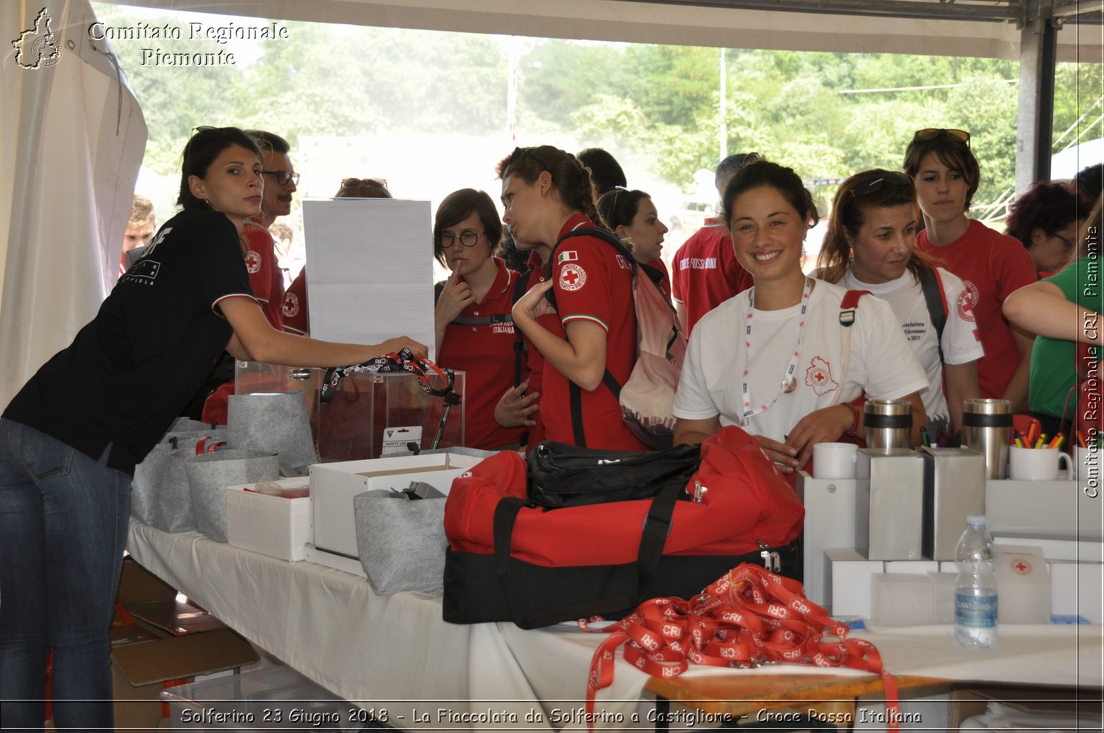 Solferino 23 Giugno 2018 - La Fiaccolata da Solferino a Castiglione - Croce Rossa Italiana- Comitato Regionale del Piemonte