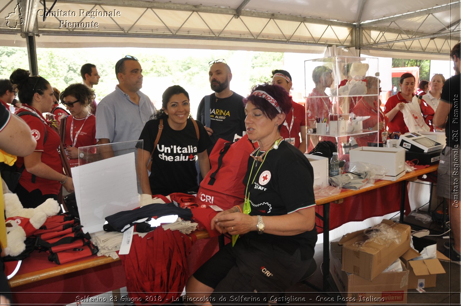 Solferino 23 Giugno 2018 - La Fiaccolata da Solferino a Castiglione - Croce Rossa Italiana- Comitato Regionale del Piemonte