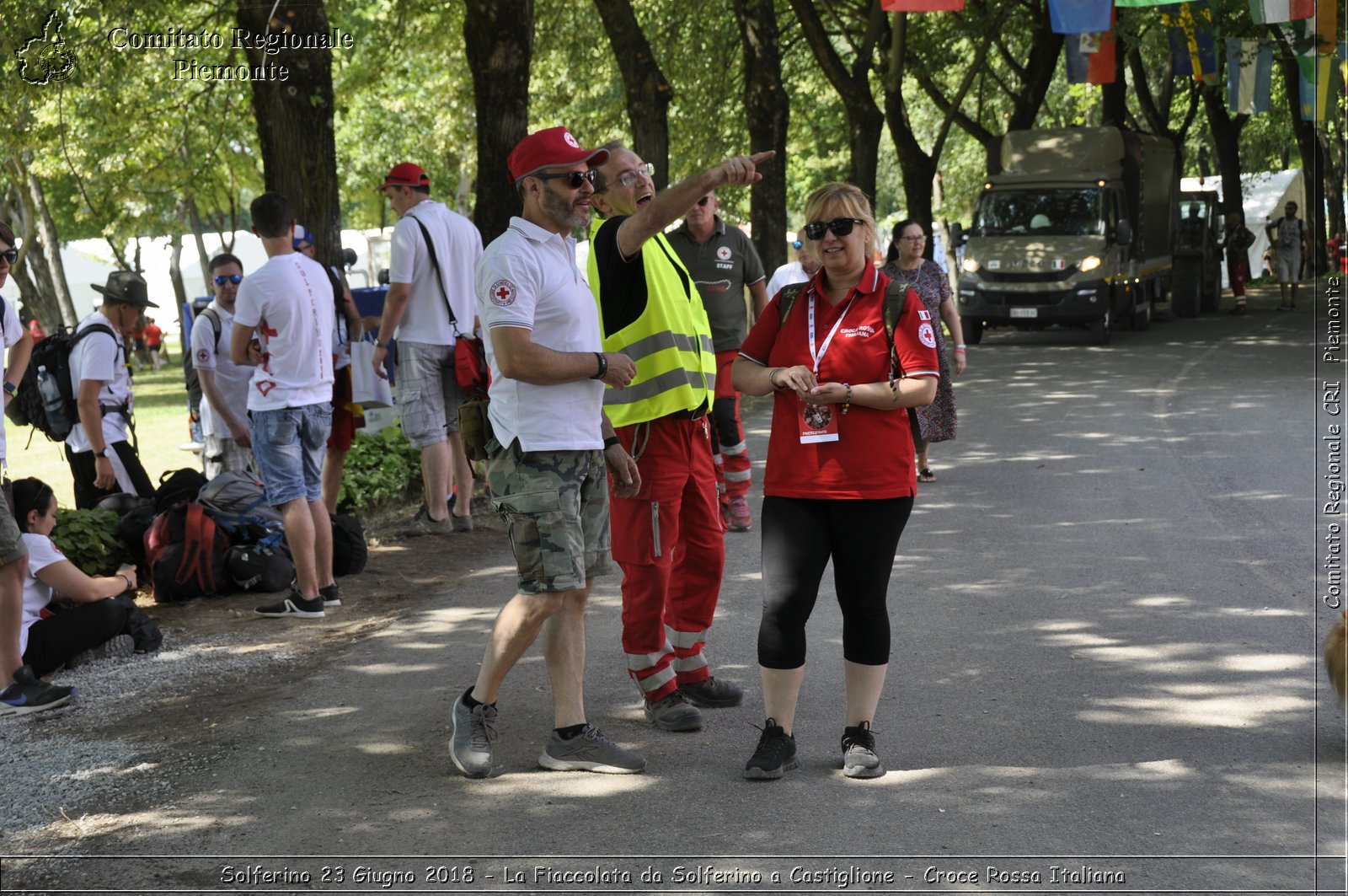 Solferino 23 Giugno 2018 - La Fiaccolata da Solferino a Castiglione - Croce Rossa Italiana- Comitato Regionale del Piemonte