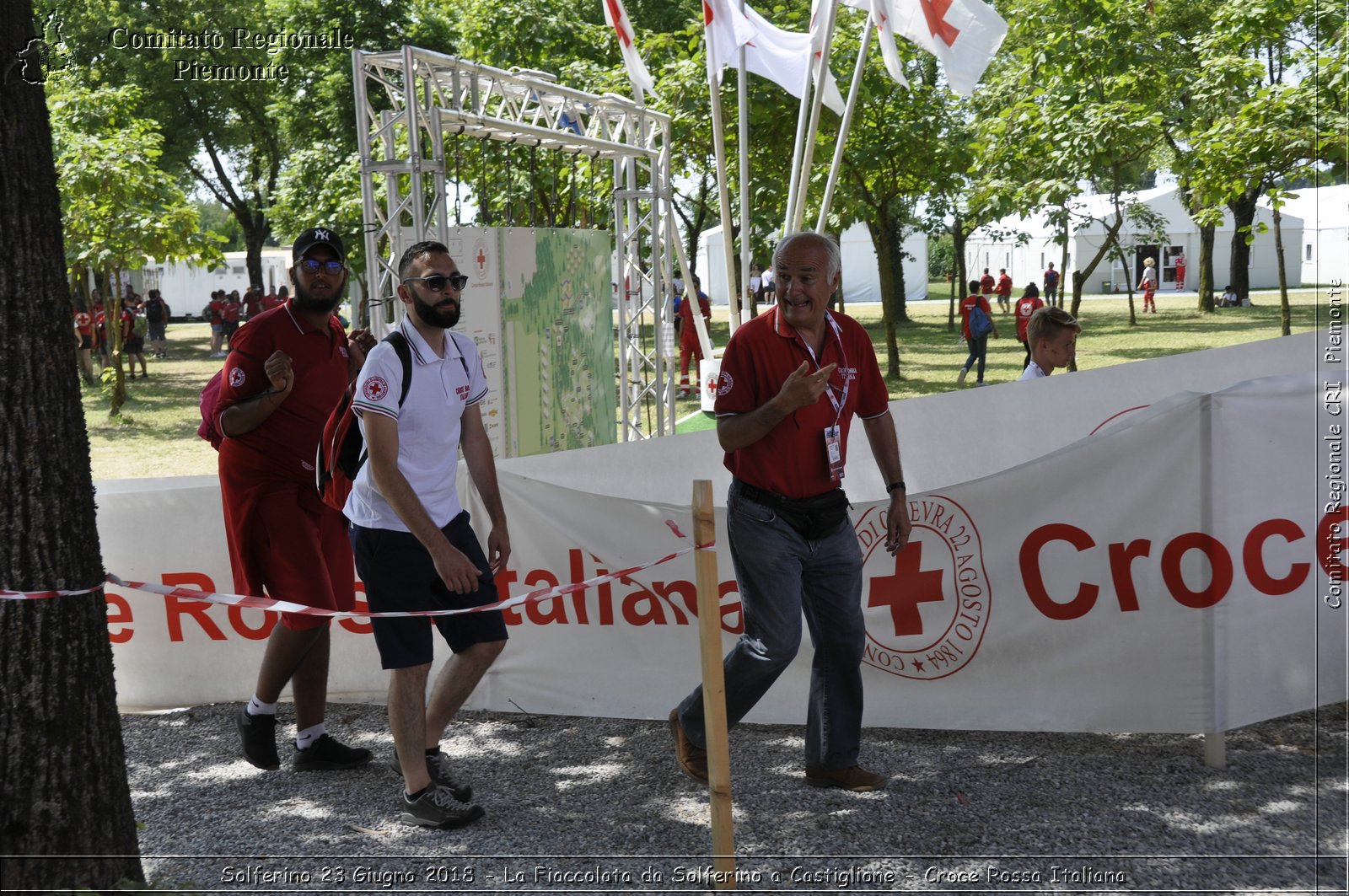 Solferino 23 Giugno 2018 - La Fiaccolata da Solferino a Castiglione - Croce Rossa Italiana- Comitato Regionale del Piemonte