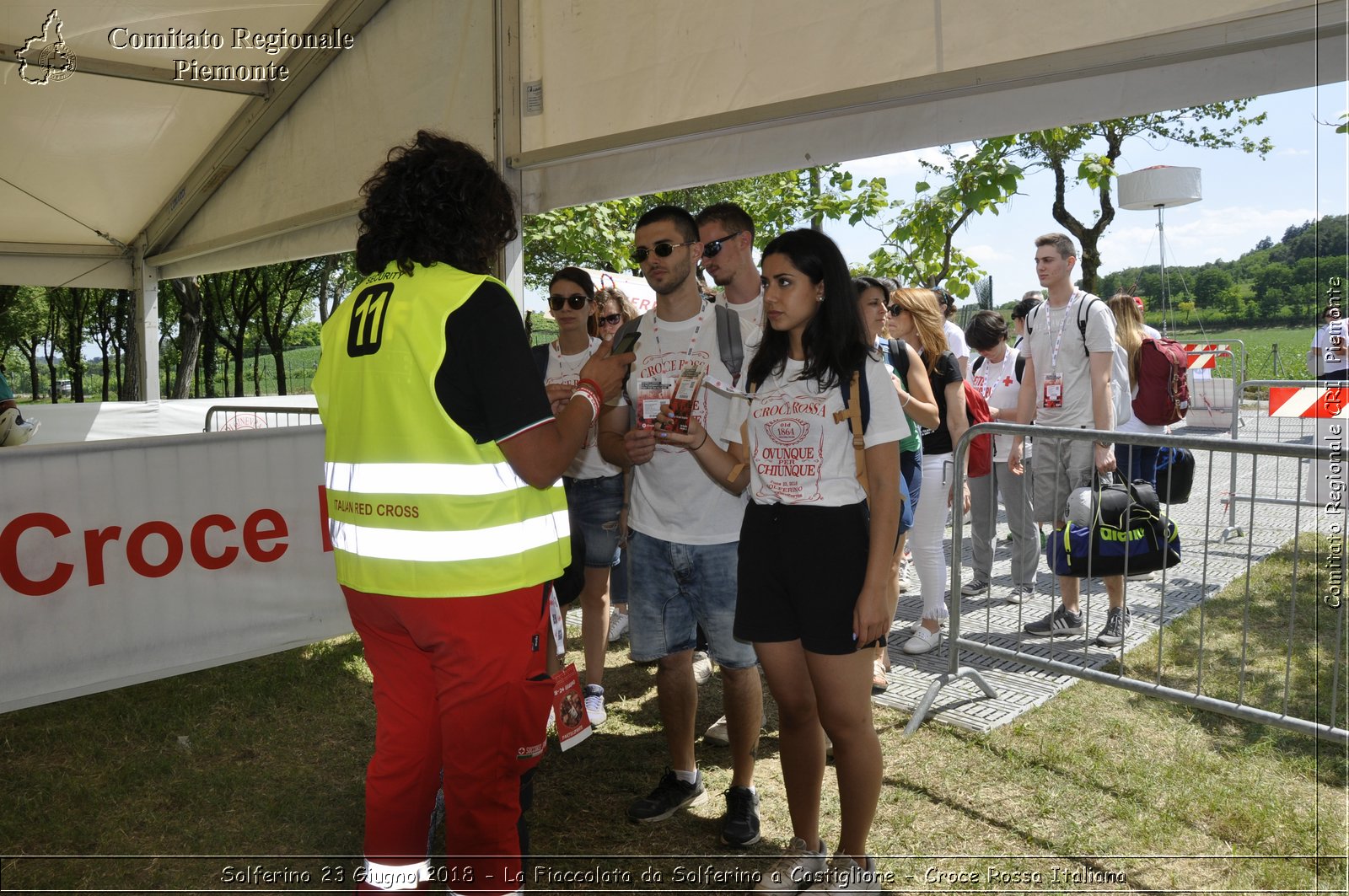 Solferino 23 Giugno 2018 - La Fiaccolata da Solferino a Castiglione - Croce Rossa Italiana- Comitato Regionale del Piemonte