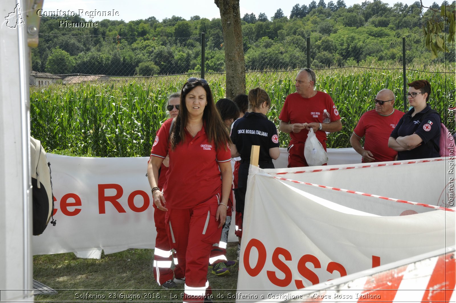 Solferino 23 Giugno 2018 - La Fiaccolata da Solferino a Castiglione - Croce Rossa Italiana- Comitato Regionale del Piemonte