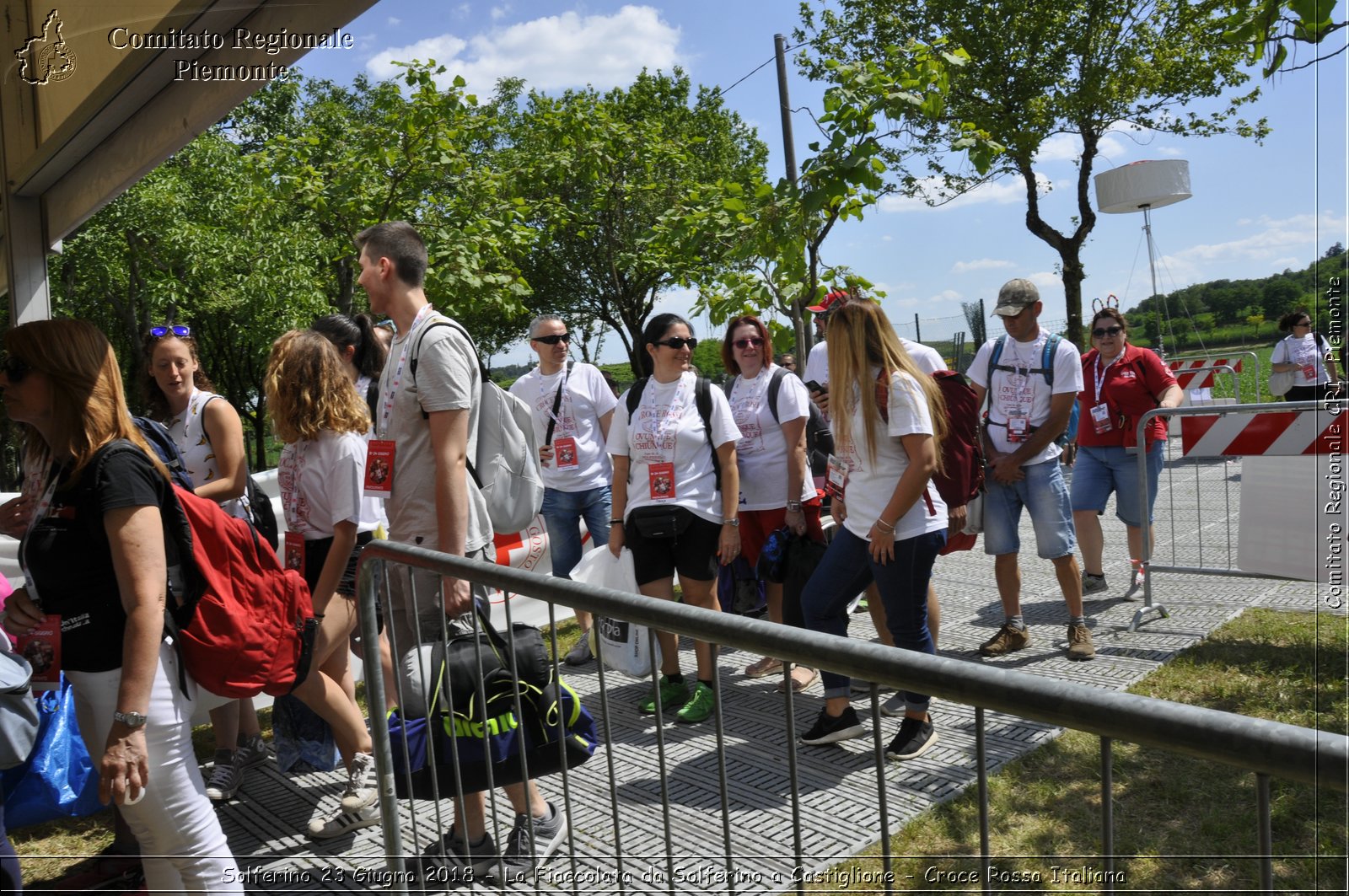 Solferino 23 Giugno 2018 - La Fiaccolata da Solferino a Castiglione - Croce Rossa Italiana- Comitato Regionale del Piemonte