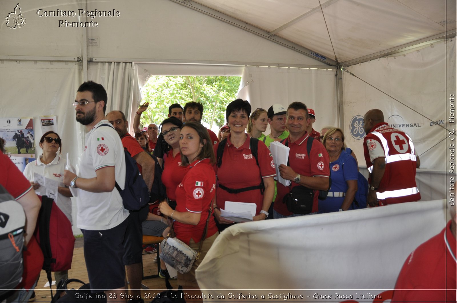 Solferino 23 Giugno 2018 - La Fiaccolata da Solferino a Castiglione - Croce Rossa Italiana- Comitato Regionale del Piemonte