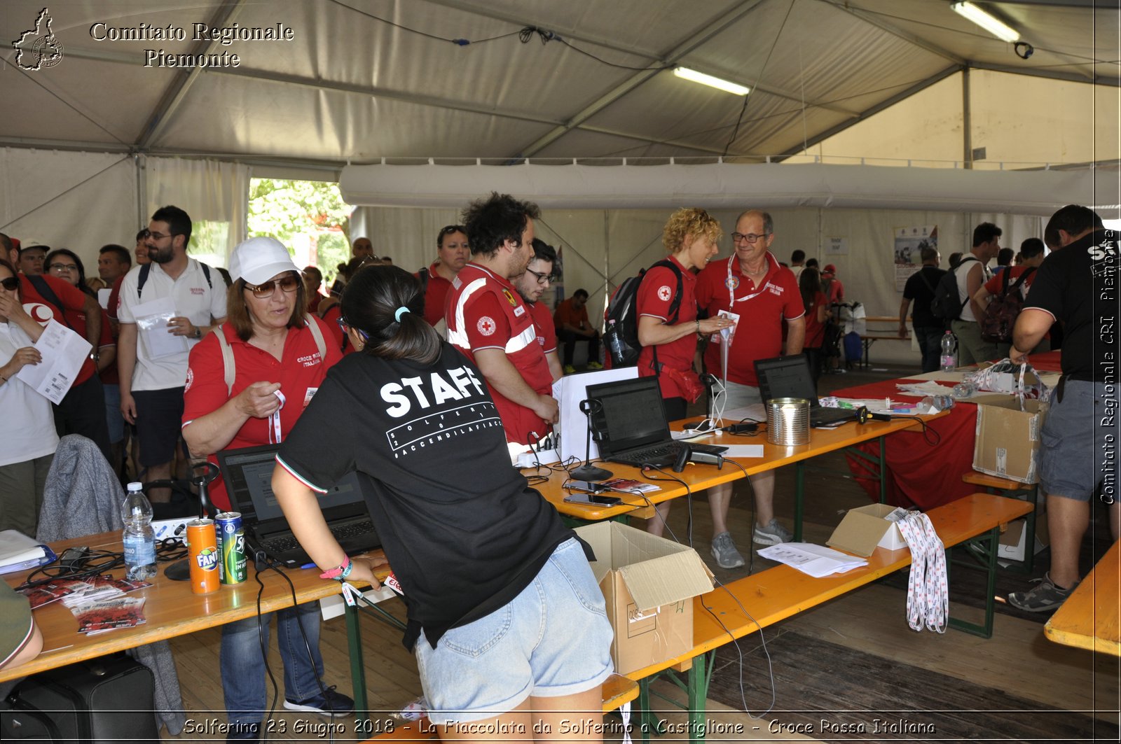 Solferino 23 Giugno 2018 - La Fiaccolata da Solferino a Castiglione - Croce Rossa Italiana- Comitato Regionale del Piemonte