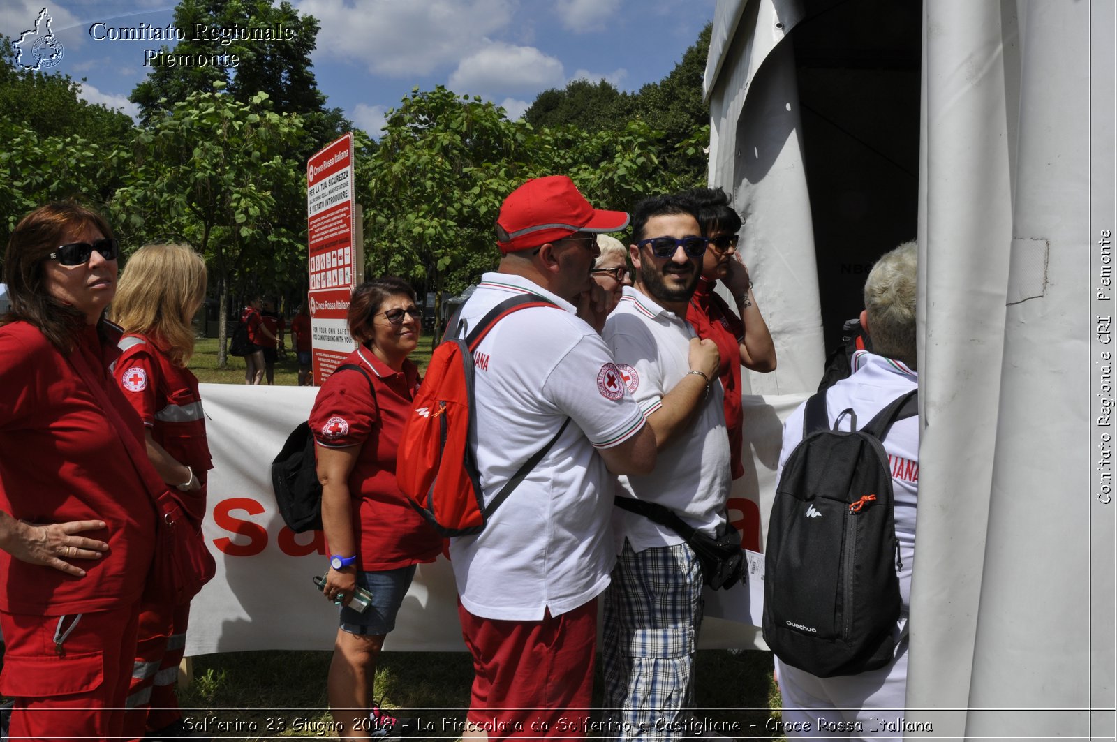 Solferino 23 Giugno 2018 - La Fiaccolata da Solferino a Castiglione - Croce Rossa Italiana- Comitato Regionale del Piemonte