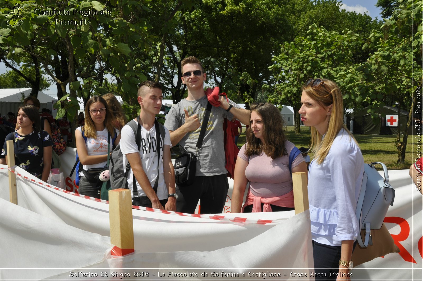 Solferino 23 Giugno 2018 - La Fiaccolata da Solferino a Castiglione - Croce Rossa Italiana- Comitato Regionale del Piemonte