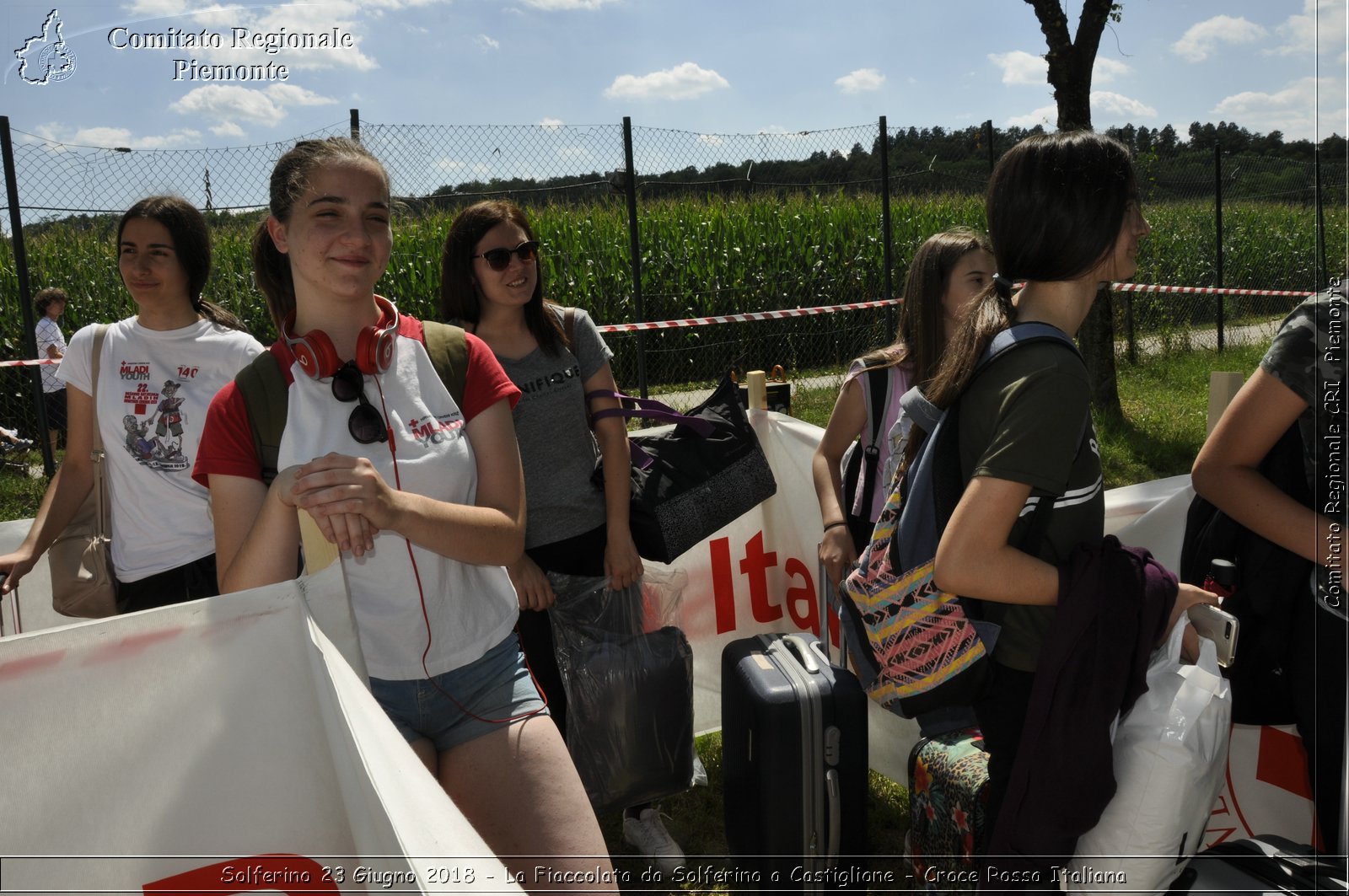 Solferino 23 Giugno 2018 - La Fiaccolata da Solferino a Castiglione - Croce Rossa Italiana- Comitato Regionale del Piemonte