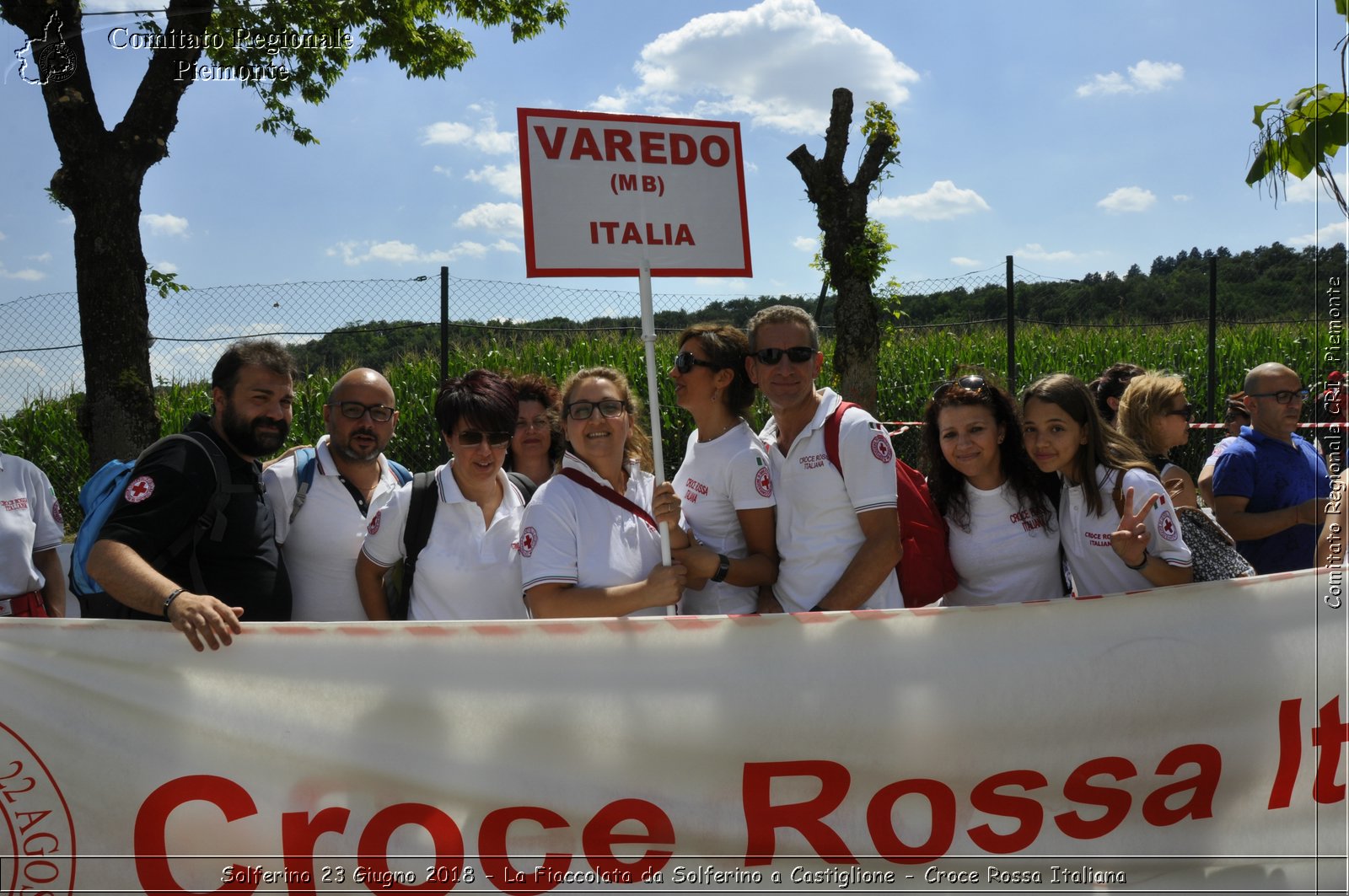 Solferino 23 Giugno 2018 - La Fiaccolata da Solferino a Castiglione - Croce Rossa Italiana- Comitato Regionale del Piemonte