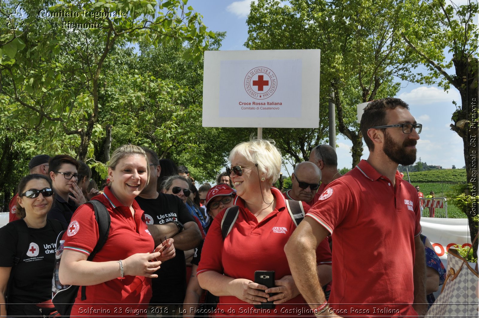 Solferino 23 Giugno 2018 - La Fiaccolata da Solferino a Castiglione - Croce Rossa Italiana- Comitato Regionale del Piemonte