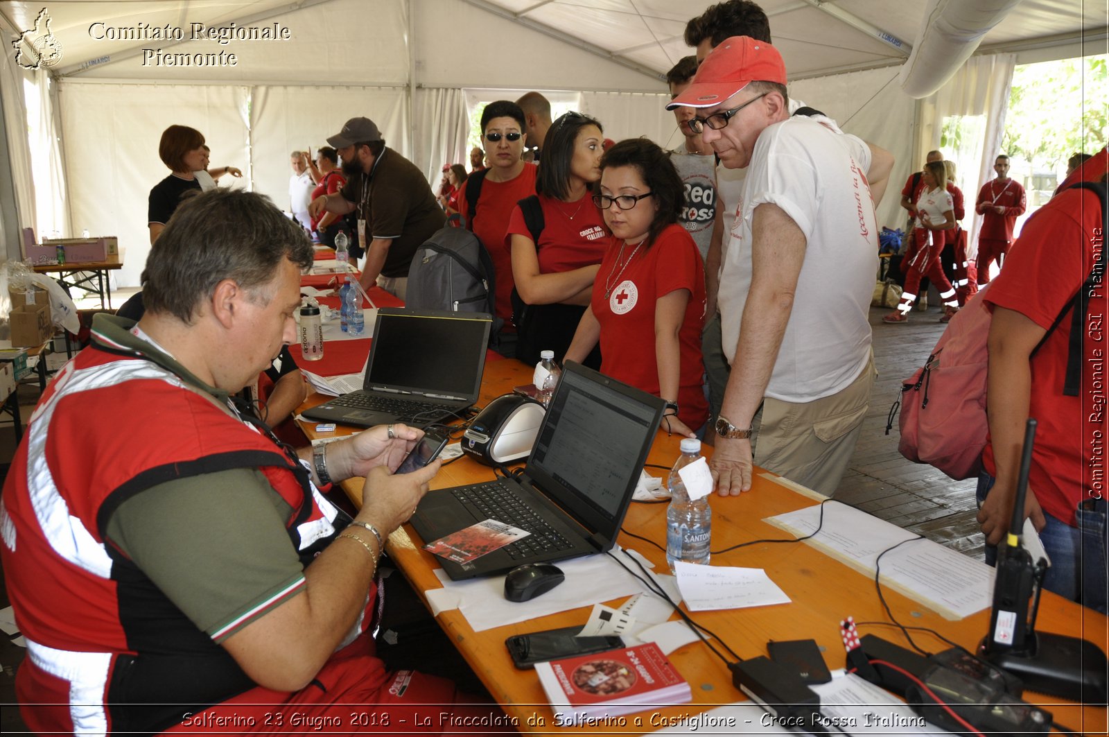 Solferino 23 Giugno 2018 - La Fiaccolata da Solferino a Castiglione - Croce Rossa Italiana- Comitato Regionale del Piemonte