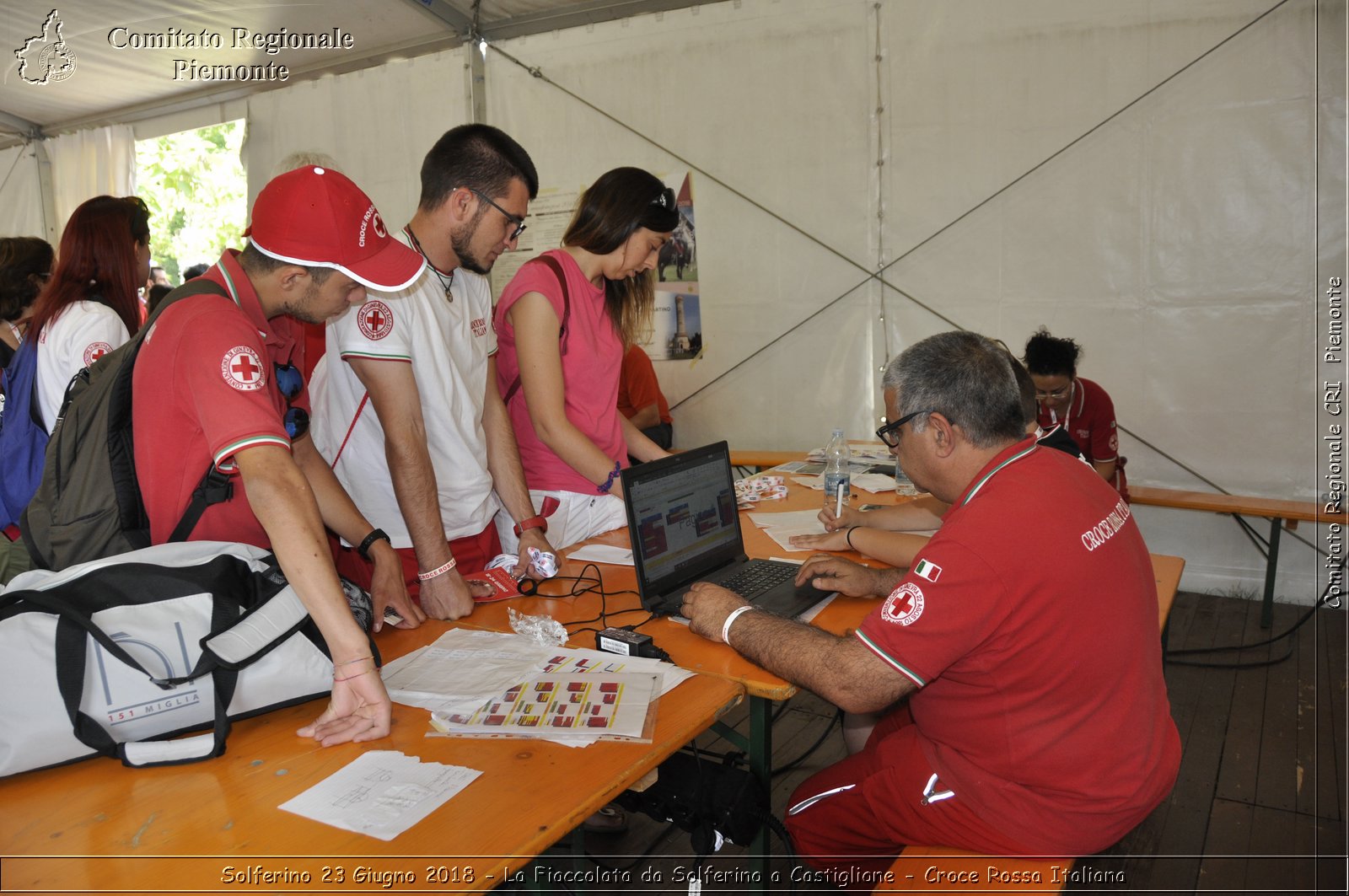 Solferino 23 Giugno 2018 - La Fiaccolata da Solferino a Castiglione - Croce Rossa Italiana- Comitato Regionale del Piemonte