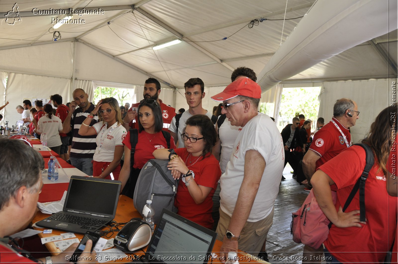 Solferino 23 Giugno 2018 - La Fiaccolata da Solferino a Castiglione - Croce Rossa Italiana- Comitato Regionale del Piemonte