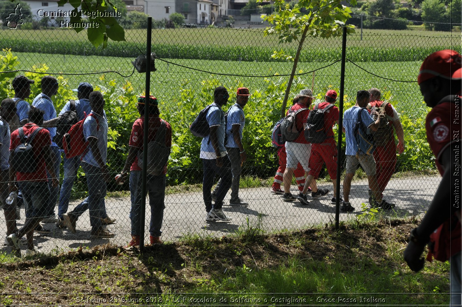 Solferino 23 Giugno 2018 - La Fiaccolata da Solferino a Castiglione - Croce Rossa Italiana- Comitato Regionale del Piemonte