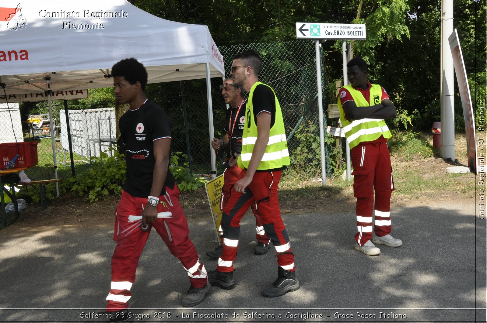 Solferino 23 Giugno 2018 - La Fiaccolata da Solferino a Castiglione - Croce Rossa Italiana- Comitato Regionale del Piemonte