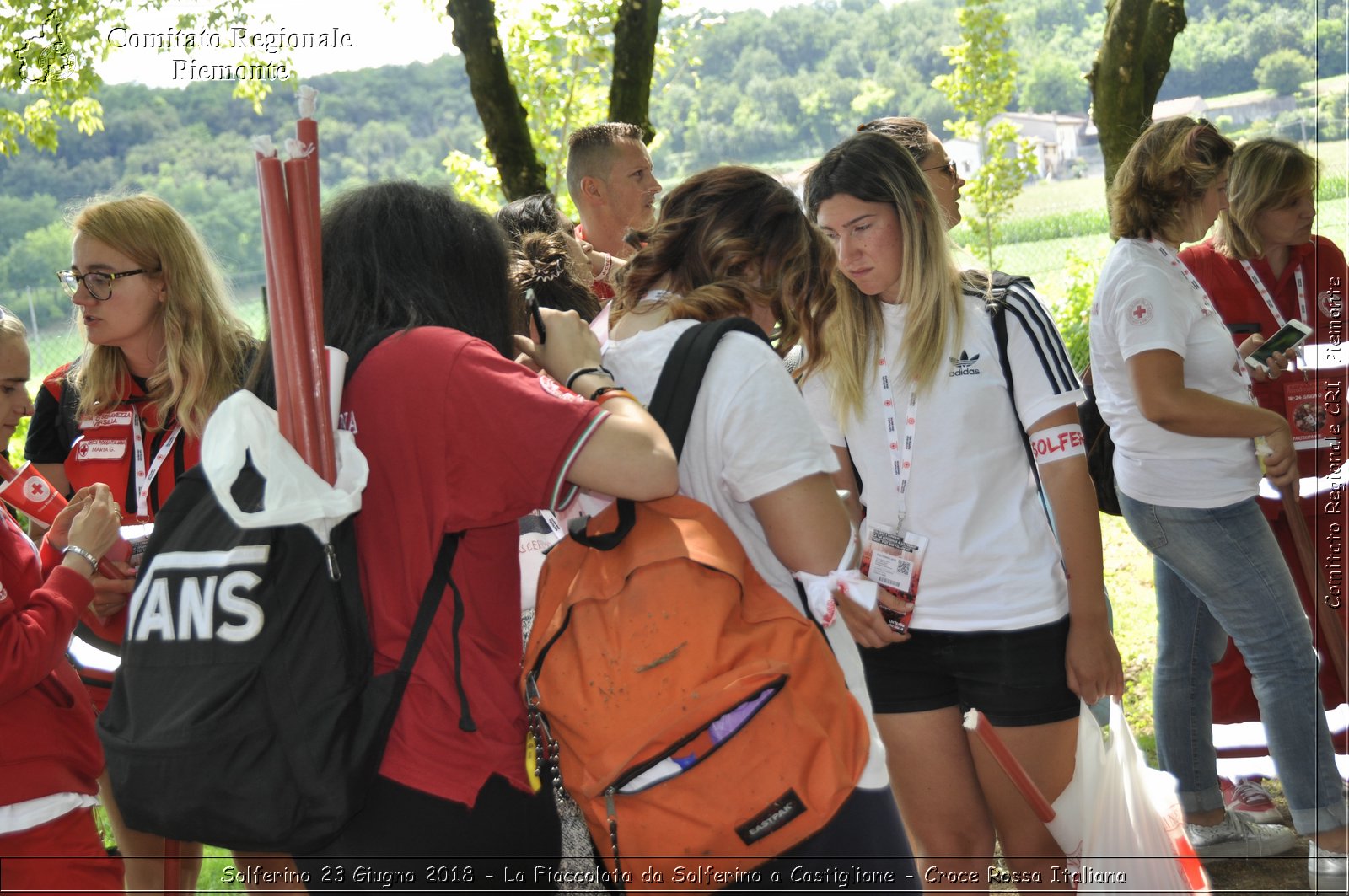 Solferino 23 Giugno 2018 - La Fiaccolata da Solferino a Castiglione - Croce Rossa Italiana- Comitato Regionale del Piemonte