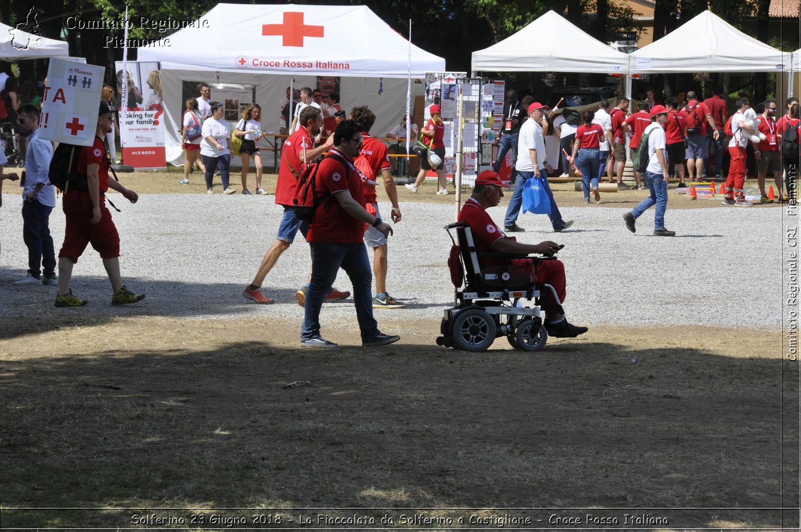 Solferino 23 Giugno 2018 - La Fiaccolata da Solferino a Castiglione - Croce Rossa Italiana- Comitato Regionale del Piemonte