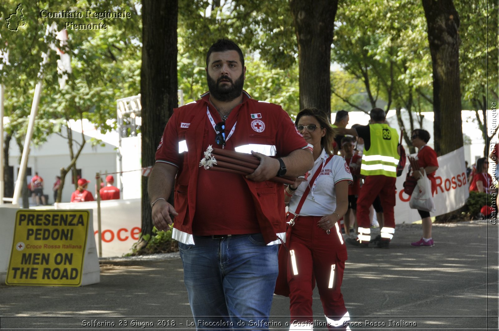 Solferino 23 Giugno 2018 - La Fiaccolata da Solferino a Castiglione - Croce Rossa Italiana- Comitato Regionale del Piemonte