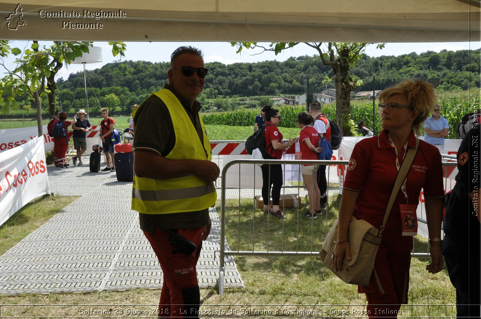 Solferino 23 Giugno 2018 - La Fiaccolata da Solferino a Castiglione - Croce Rossa Italiana- Comitato Regionale del Piemonte