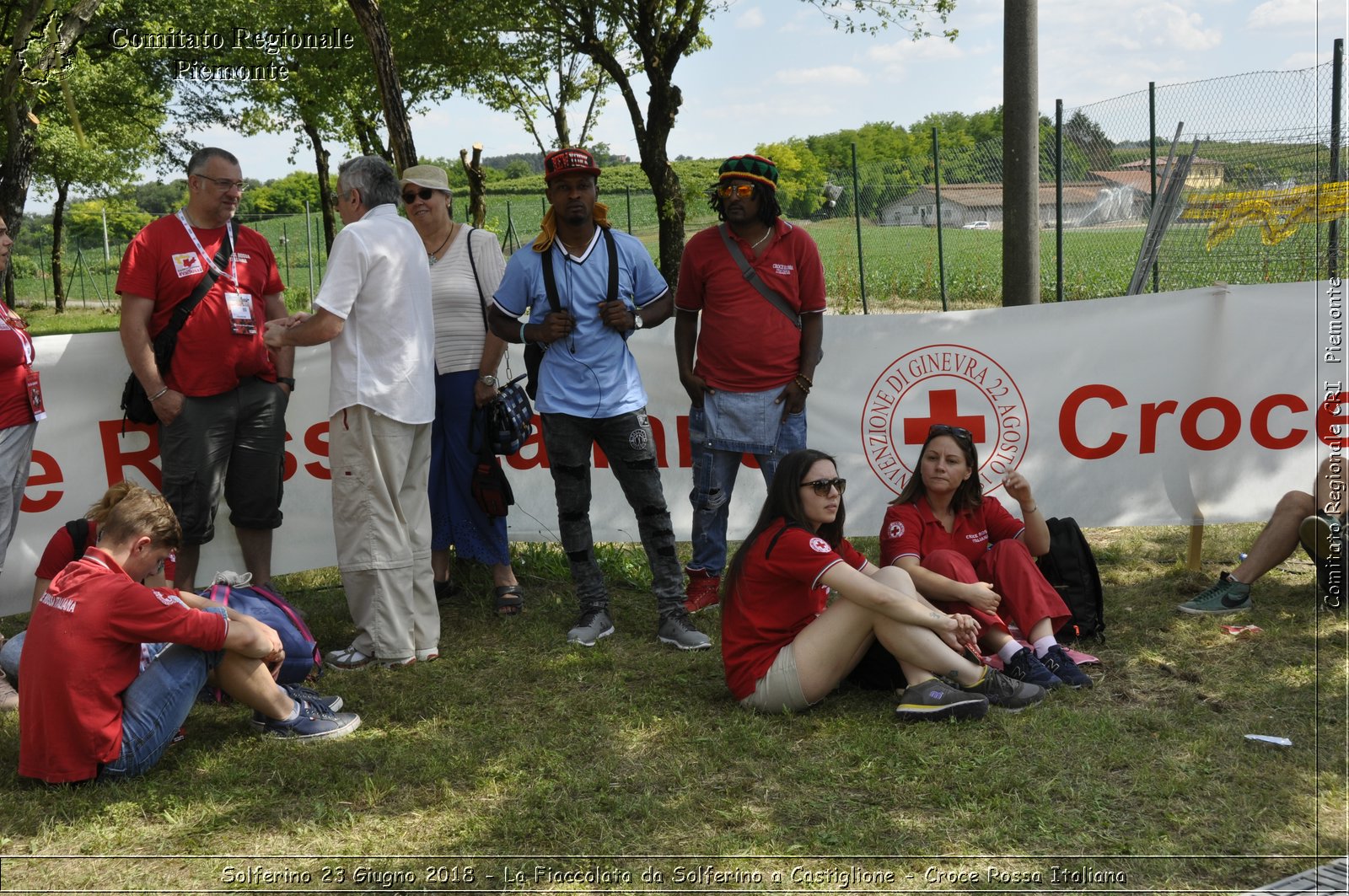 Solferino 23 Giugno 2018 - La Fiaccolata da Solferino a Castiglione - Croce Rossa Italiana- Comitato Regionale del Piemonte