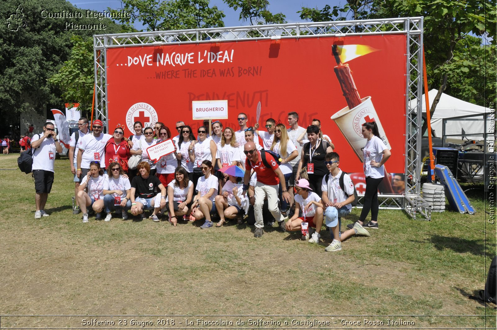 Solferino 23 Giugno 2018 - La Fiaccolata da Solferino a Castiglione - Croce Rossa Italiana- Comitato Regionale del Piemonte