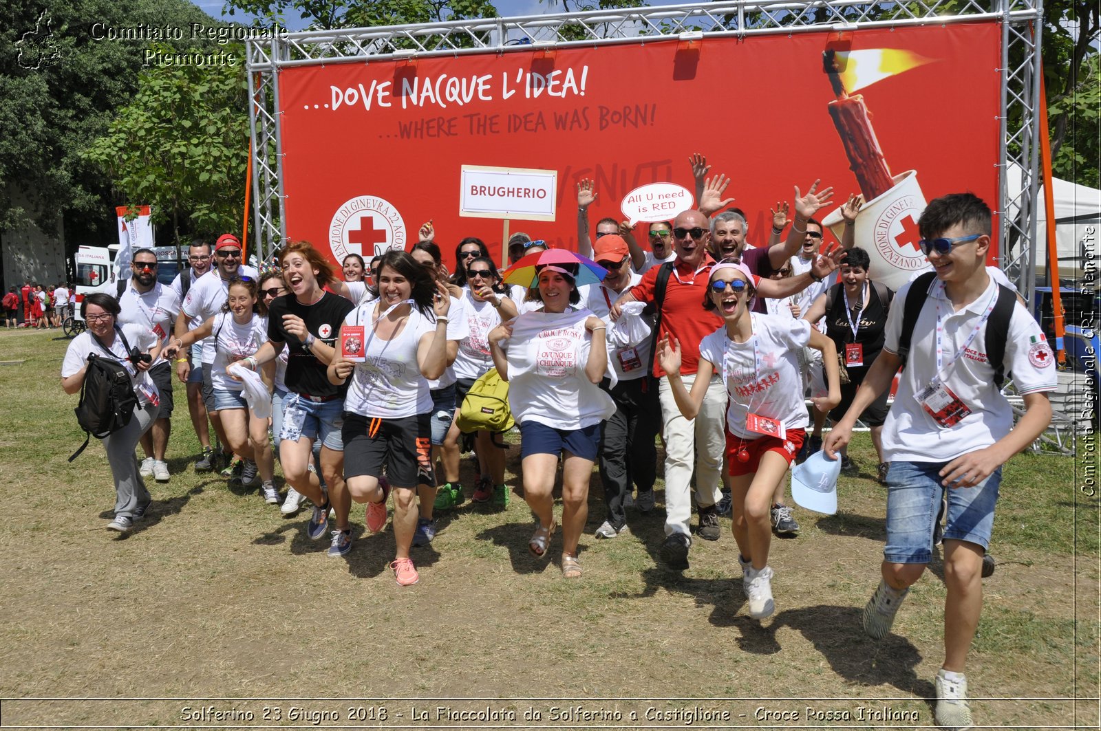 Solferino 23 Giugno 2018 - La Fiaccolata da Solferino a Castiglione - Croce Rossa Italiana- Comitato Regionale del Piemonte