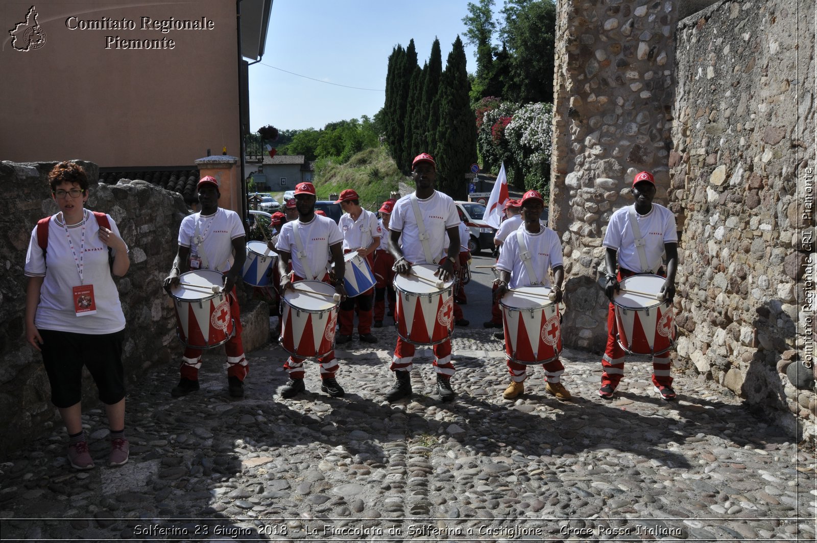 Solferino 23 Giugno 2018 - La Fiaccolata da Solferino a Castiglione - Croce Rossa Italiana- Comitato Regionale del Piemonte