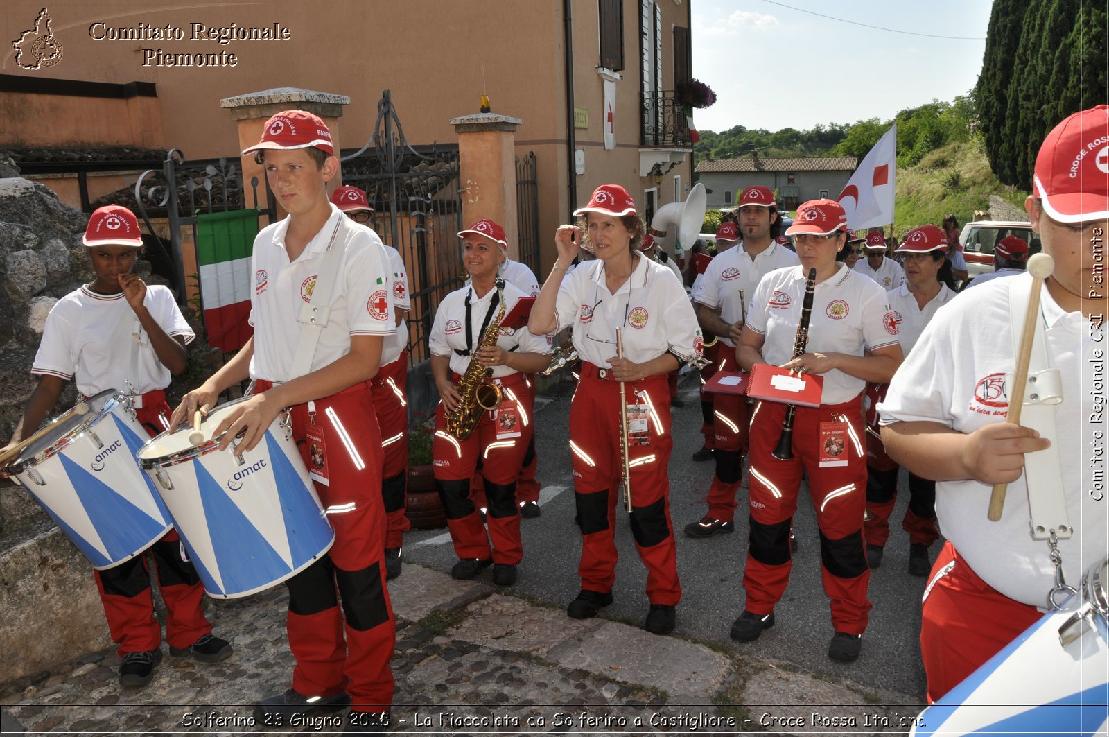 Solferino 23 Giugno 2018 - La Fiaccolata da Solferino a Castiglione - Croce Rossa Italiana- Comitato Regionale del Piemonte