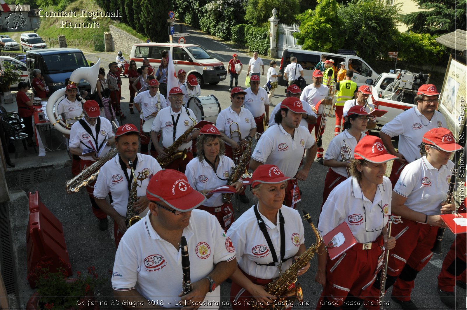 Solferino 23 Giugno 2018 - La Fiaccolata da Solferino a Castiglione - Croce Rossa Italiana- Comitato Regionale del Piemonte