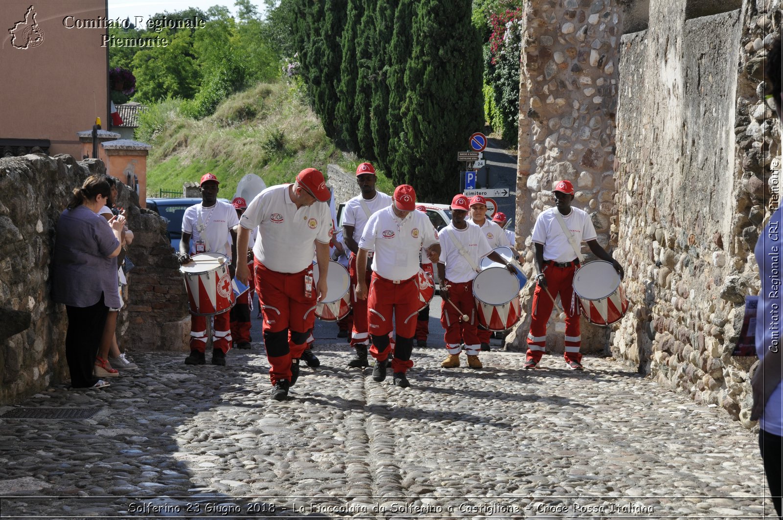 Solferino 23 Giugno 2018 - La Fiaccolata da Solferino a Castiglione - Croce Rossa Italiana- Comitato Regionale del Piemonte