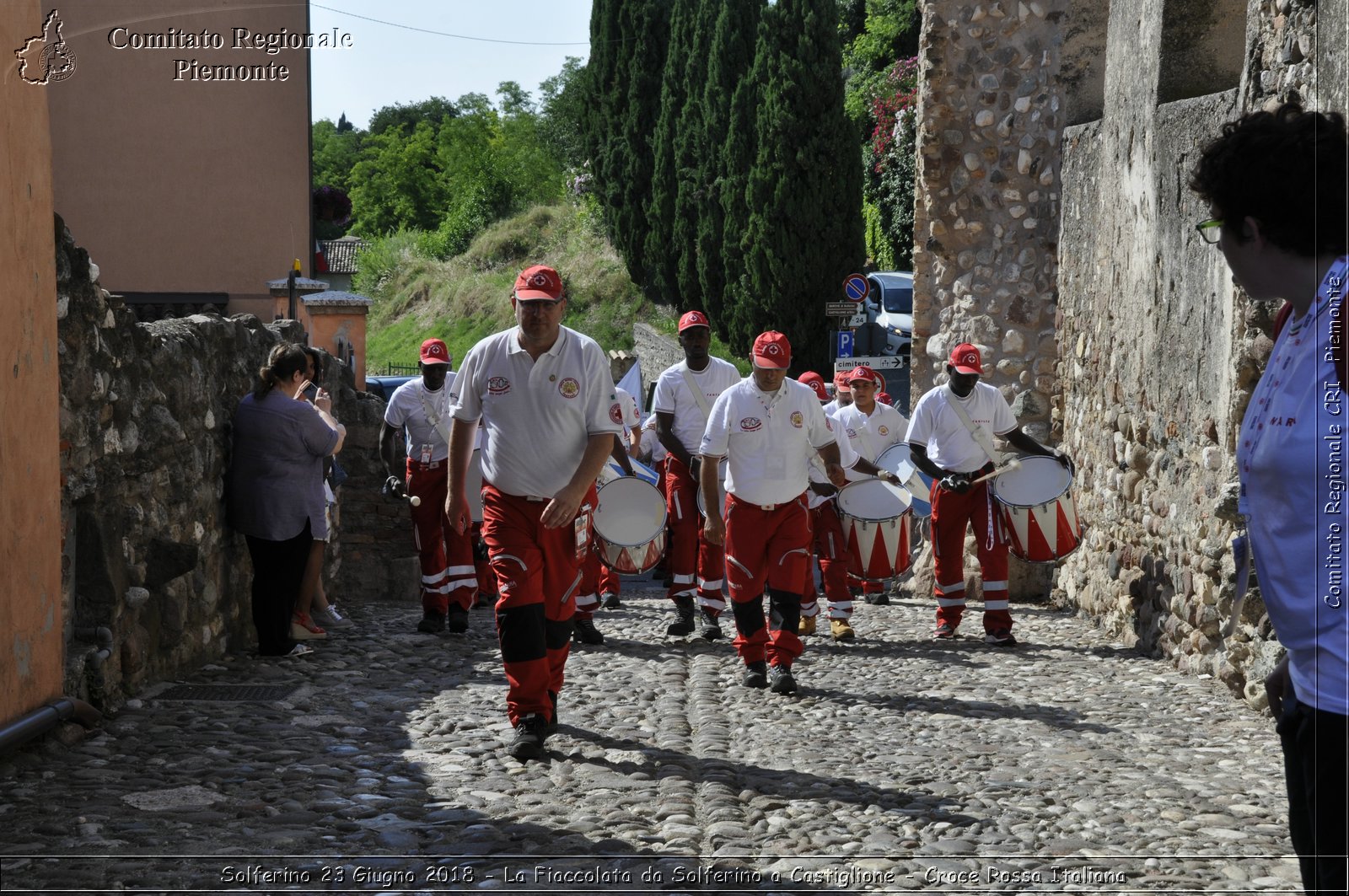 Solferino 23 Giugno 2018 - La Fiaccolata da Solferino a Castiglione - Croce Rossa Italiana- Comitato Regionale del Piemonte