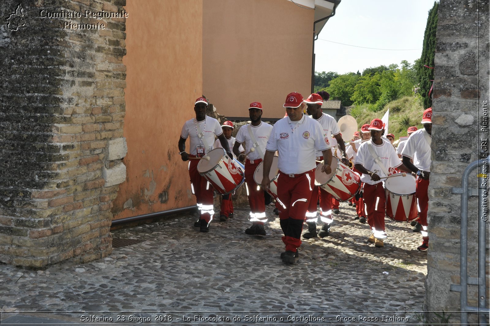 Solferino 23 Giugno 2018 - La Fiaccolata da Solferino a Castiglione - Croce Rossa Italiana- Comitato Regionale del Piemonte