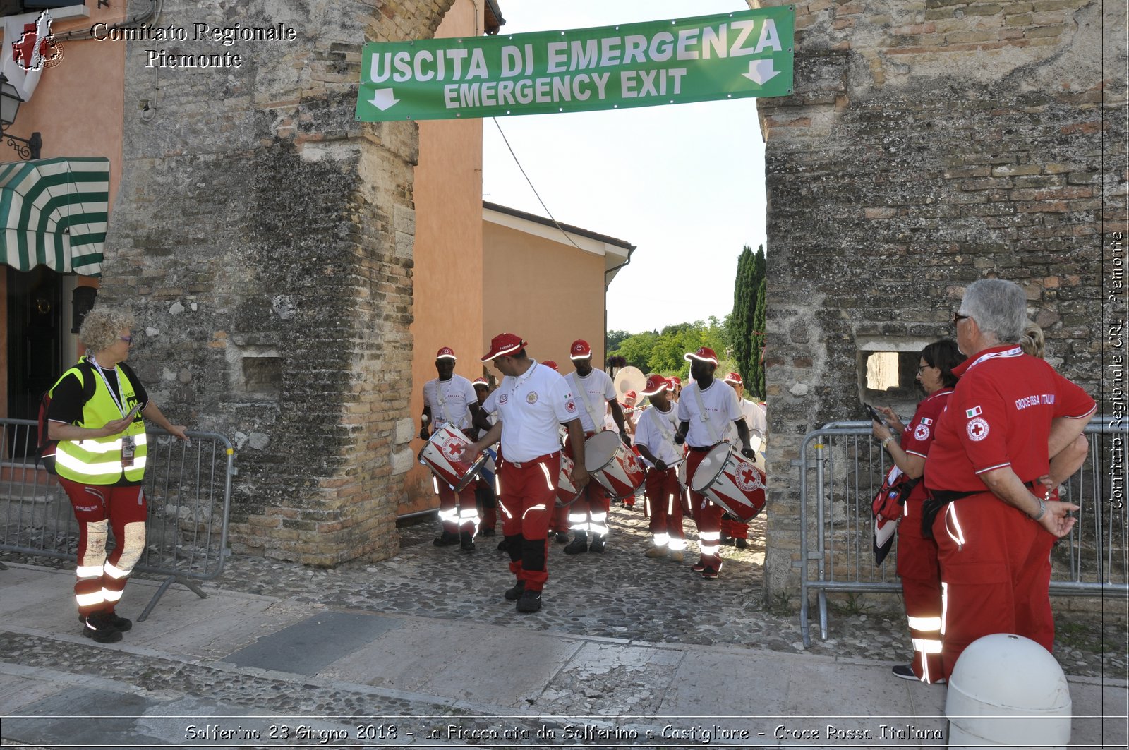 Solferino 23 Giugno 2018 - La Fiaccolata da Solferino a Castiglione - Croce Rossa Italiana- Comitato Regionale del Piemonte