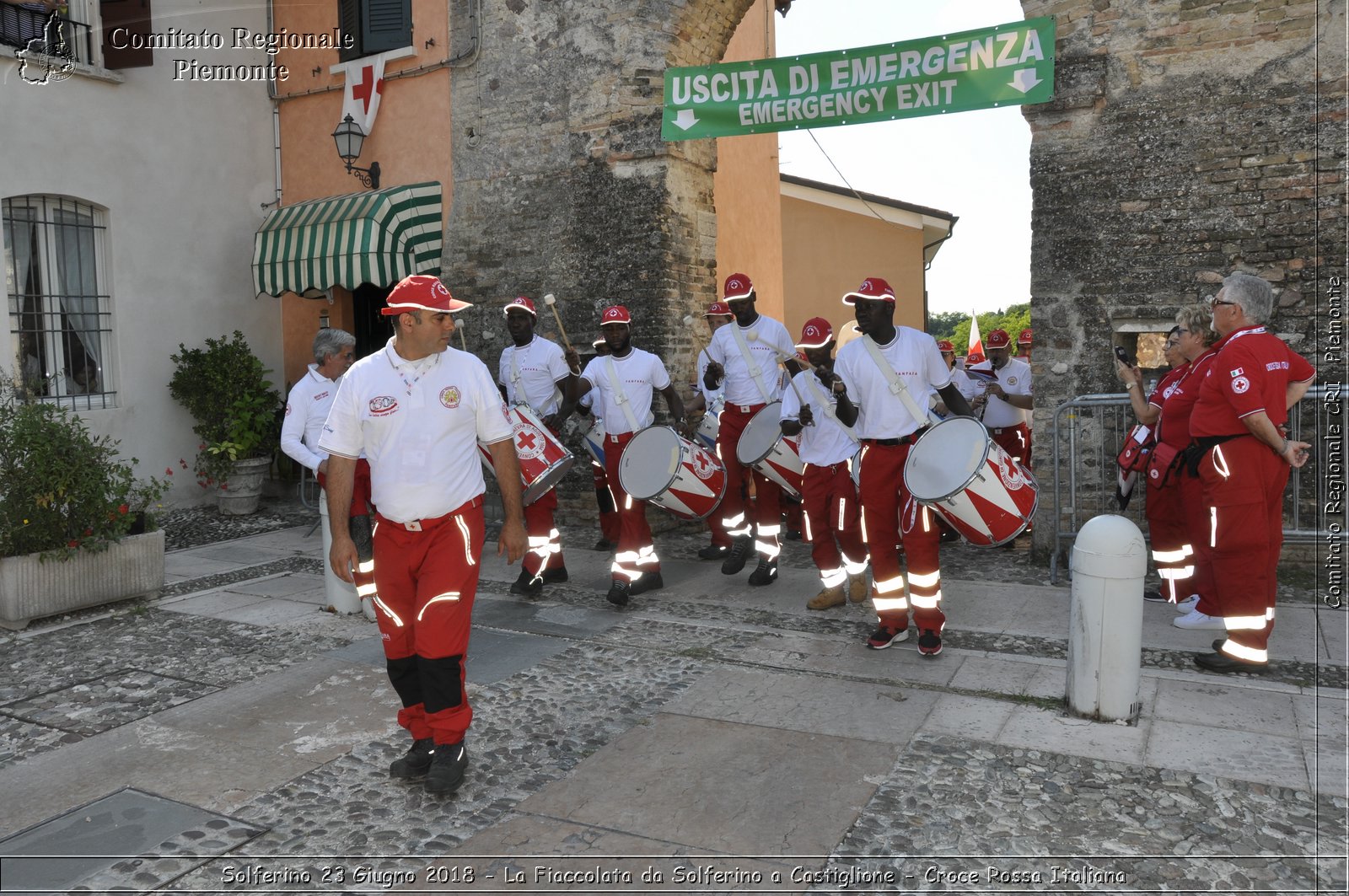 Solferino 23 Giugno 2018 - La Fiaccolata da Solferino a Castiglione - Croce Rossa Italiana- Comitato Regionale del Piemonte