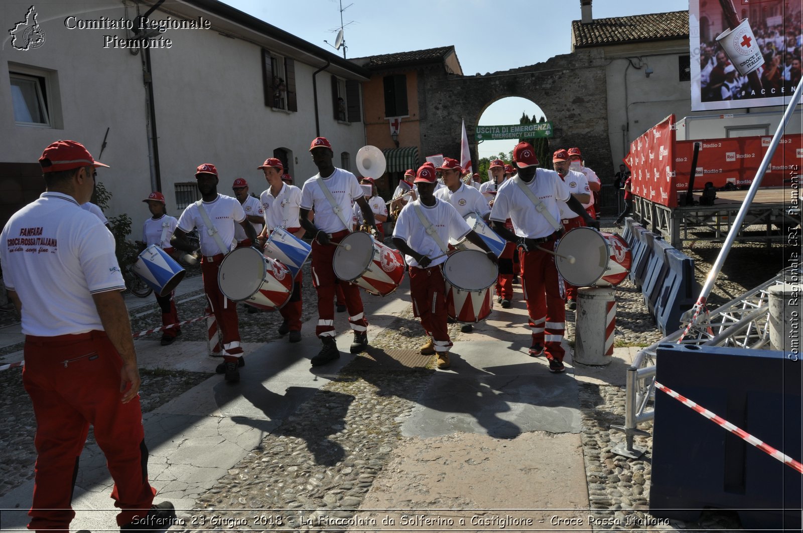 Solferino 23 Giugno 2018 - La Fiaccolata da Solferino a Castiglione - Croce Rossa Italiana- Comitato Regionale del Piemonte