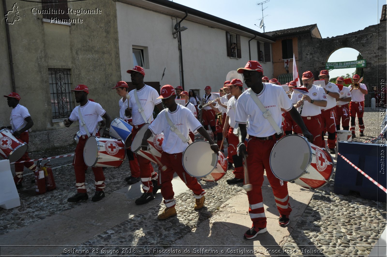 Solferino 23 Giugno 2018 - La Fiaccolata da Solferino a Castiglione - Croce Rossa Italiana- Comitato Regionale del Piemonte