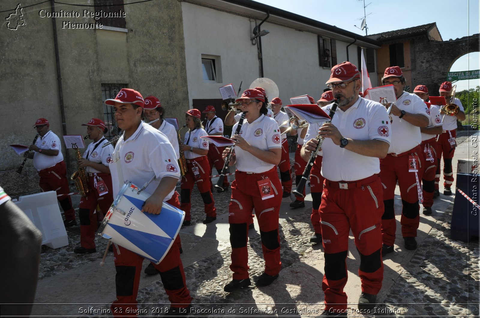 Solferino 23 Giugno 2018 - La Fiaccolata da Solferino a Castiglione - Croce Rossa Italiana- Comitato Regionale del Piemonte