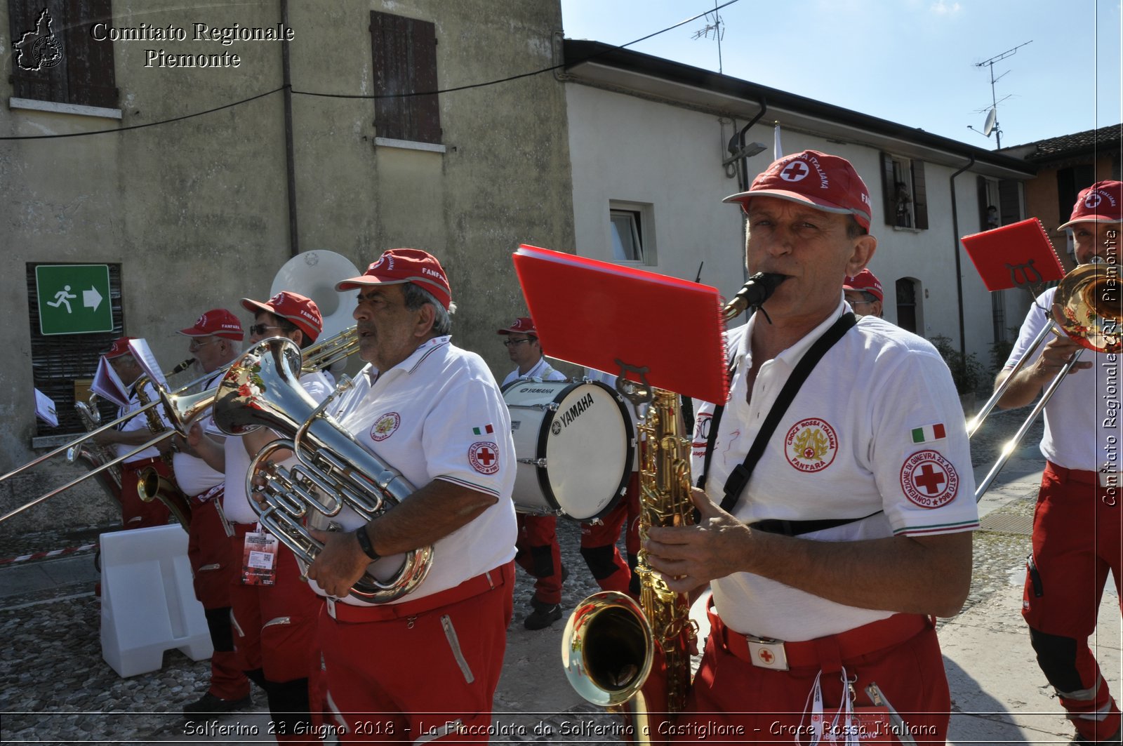 Solferino 23 Giugno 2018 - La Fiaccolata da Solferino a Castiglione - Croce Rossa Italiana- Comitato Regionale del Piemonte