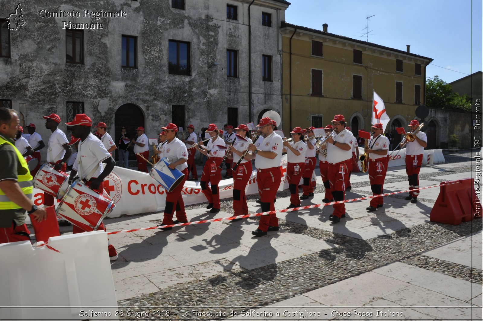 Solferino 23 Giugno 2018 - La Fiaccolata da Solferino a Castiglione - Croce Rossa Italiana- Comitato Regionale del Piemonte