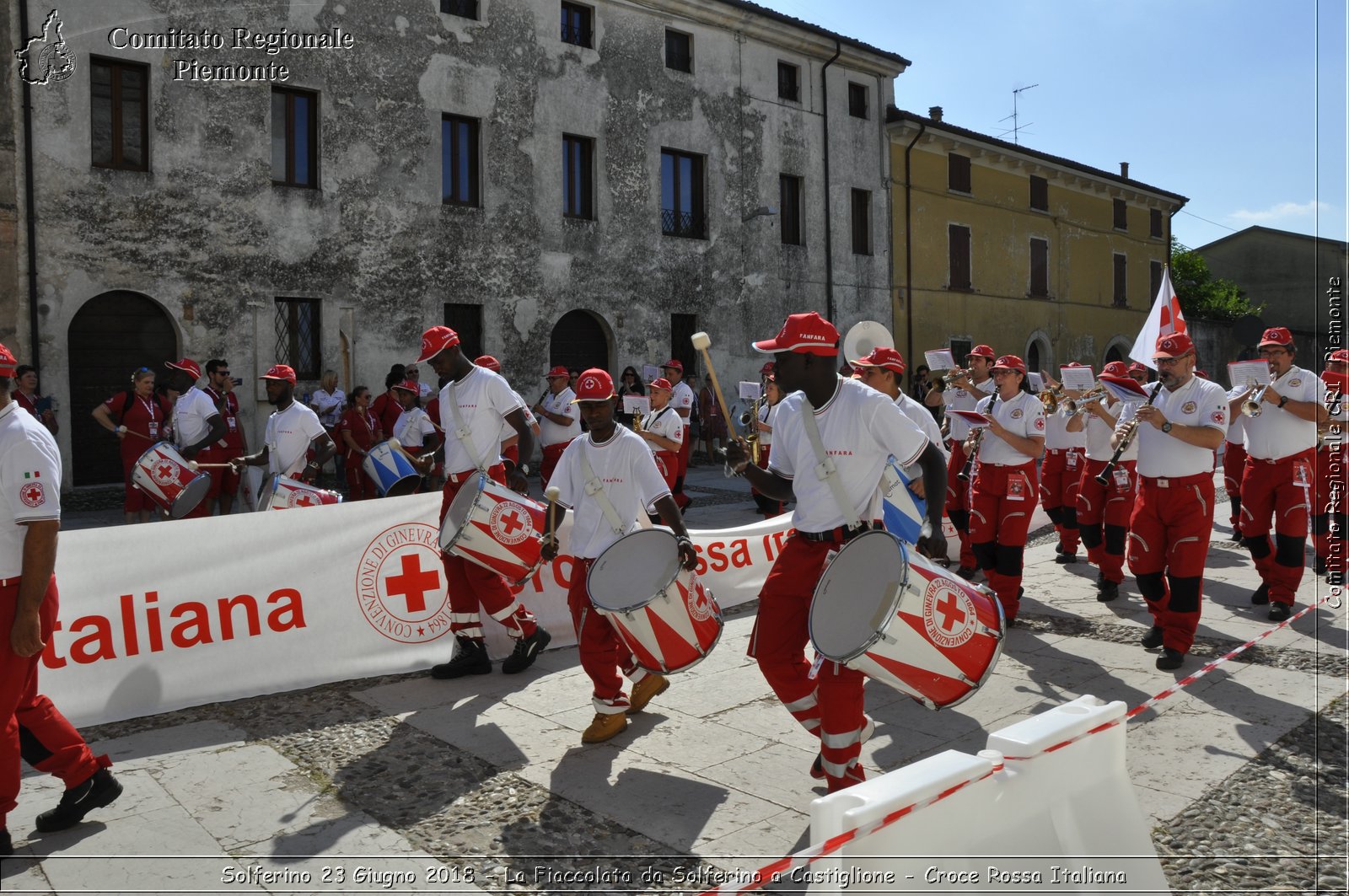 Solferino 23 Giugno 2018 - La Fiaccolata da Solferino a Castiglione - Croce Rossa Italiana- Comitato Regionale del Piemonte