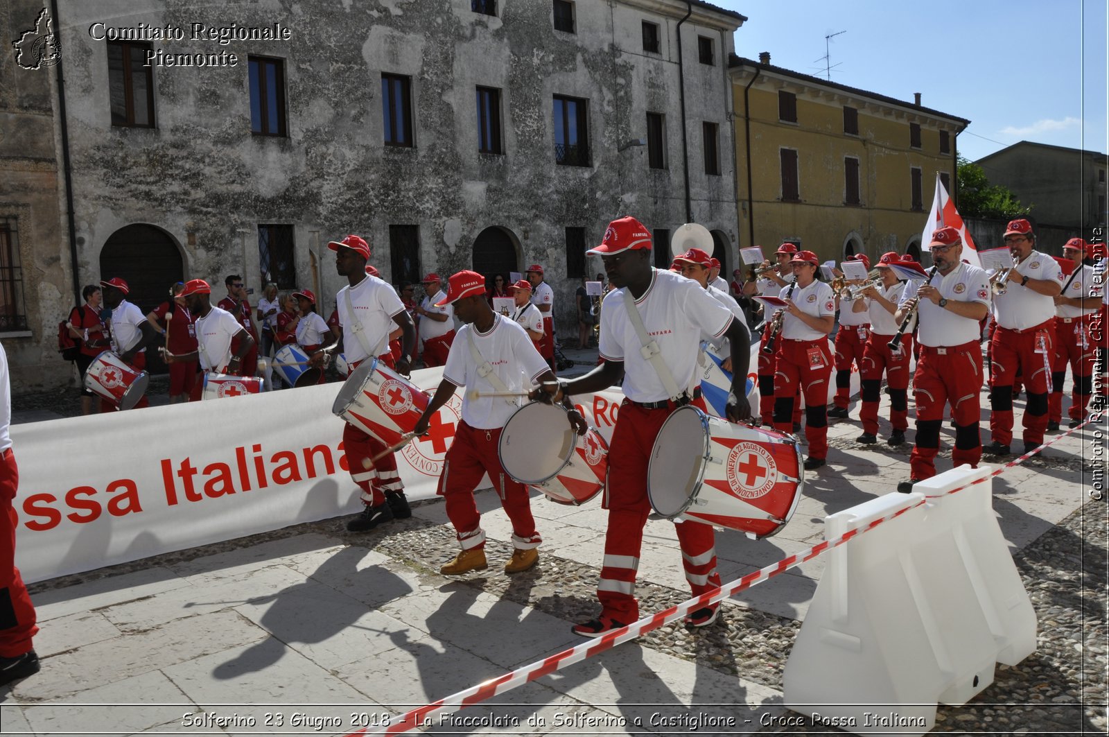 Solferino 23 Giugno 2018 - La Fiaccolata da Solferino a Castiglione - Croce Rossa Italiana- Comitato Regionale del Piemonte