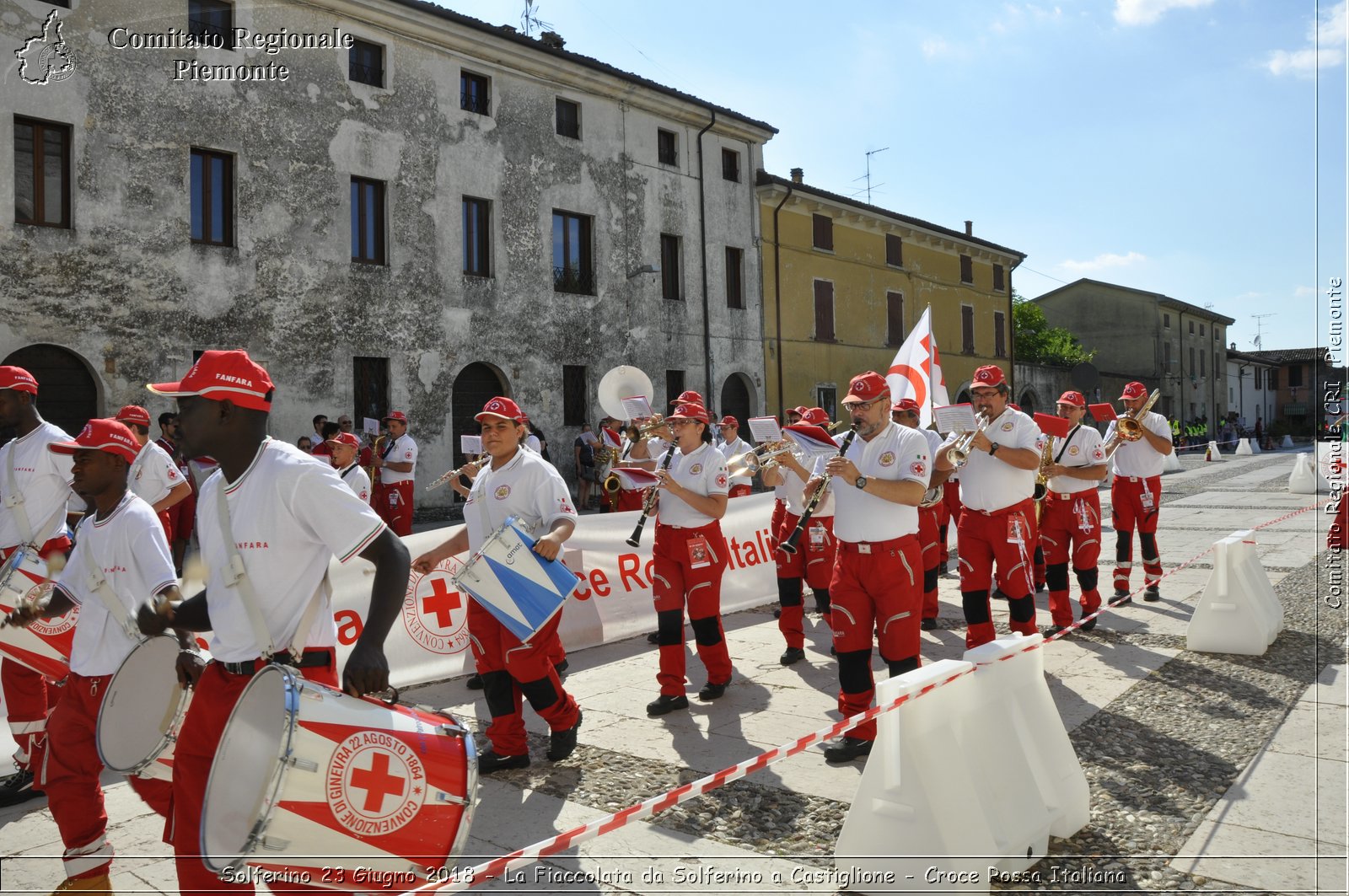 Solferino 23 Giugno 2018 - La Fiaccolata da Solferino a Castiglione - Croce Rossa Italiana- Comitato Regionale del Piemonte