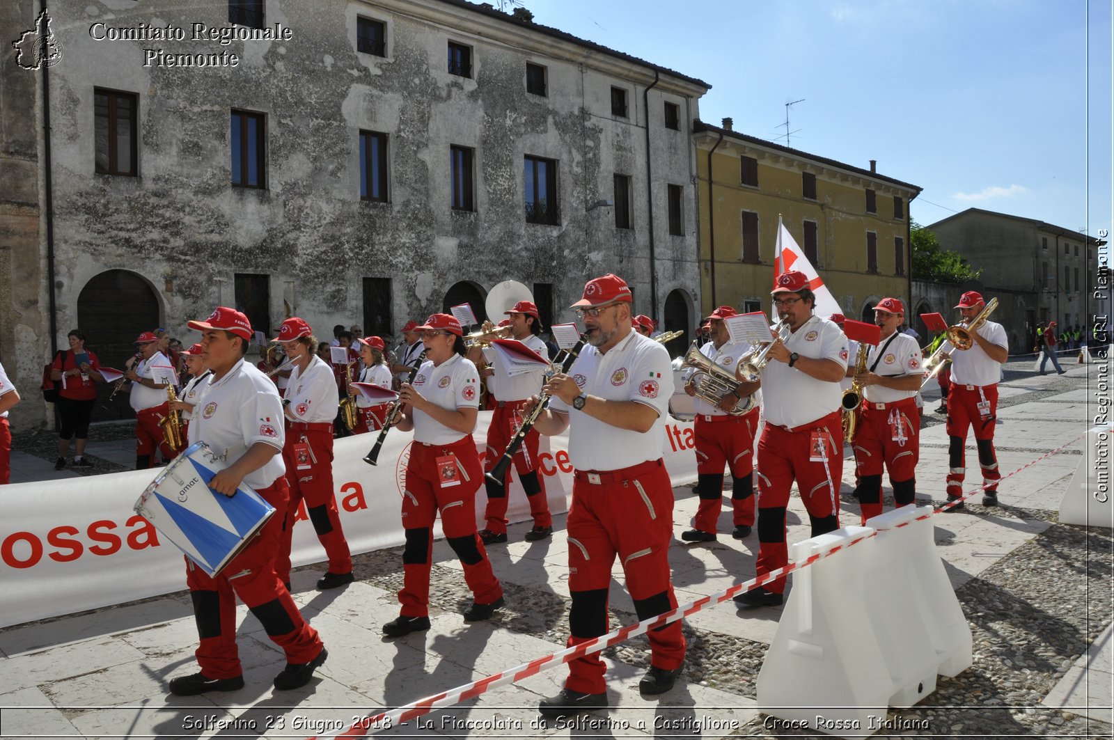 Solferino 23 Giugno 2018 - La Fiaccolata da Solferino a Castiglione - Croce Rossa Italiana- Comitato Regionale del Piemonte