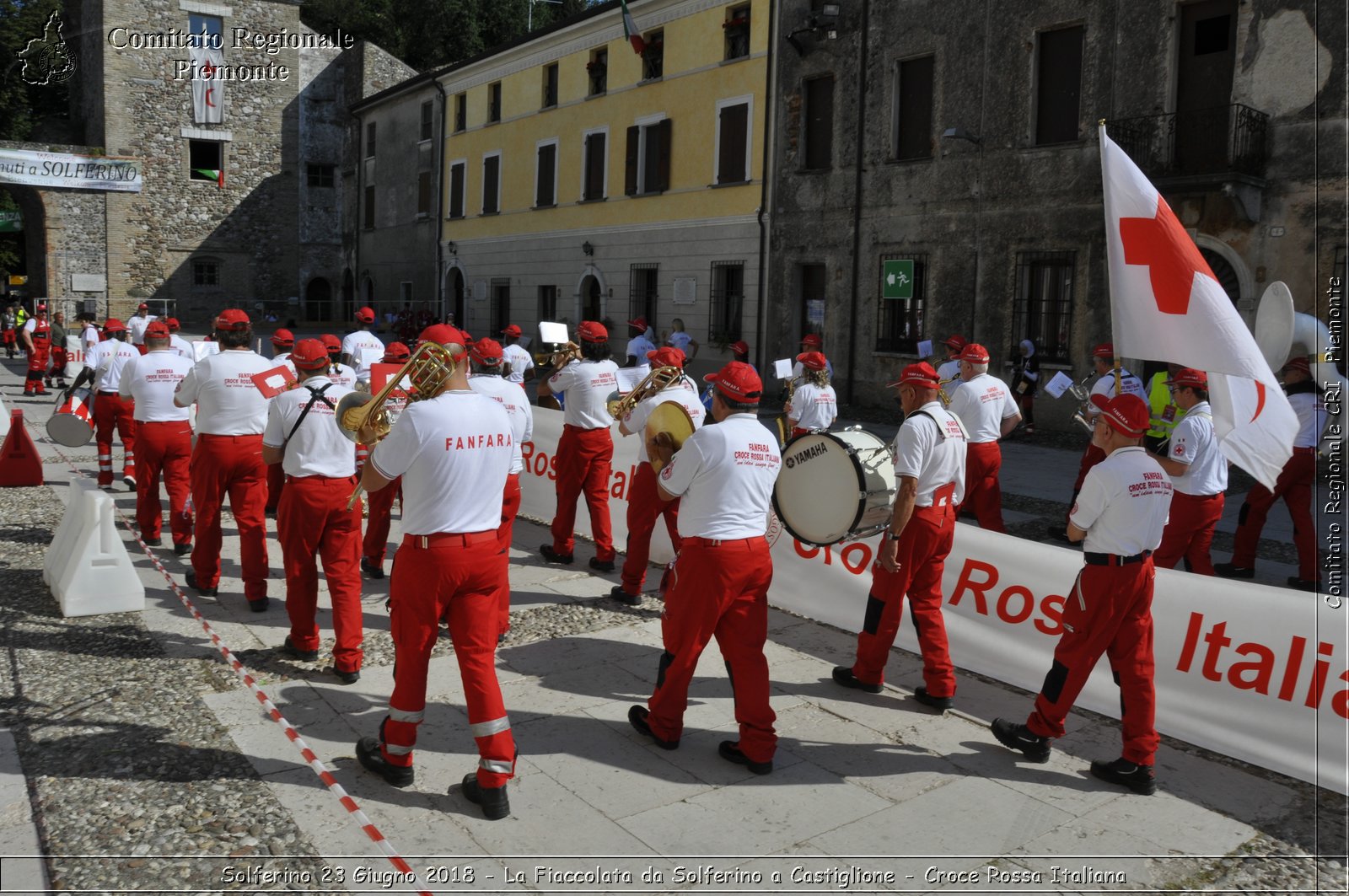 Solferino 23 Giugno 2018 - La Fiaccolata da Solferino a Castiglione - Croce Rossa Italiana- Comitato Regionale del Piemonte