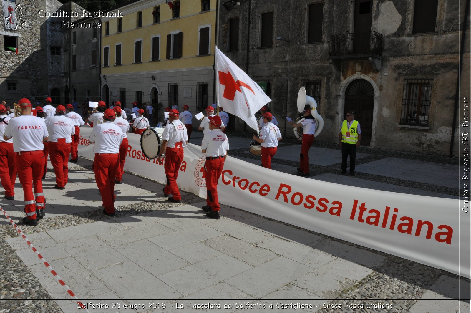 Solferino 23 Giugno 2018 - La Fiaccolata da Solferino a Castiglione - Croce Rossa Italiana- Comitato Regionale del Piemonte