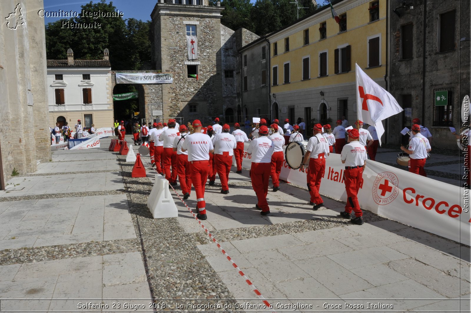 Solferino 23 Giugno 2018 - La Fiaccolata da Solferino a Castiglione - Croce Rossa Italiana- Comitato Regionale del Piemonte