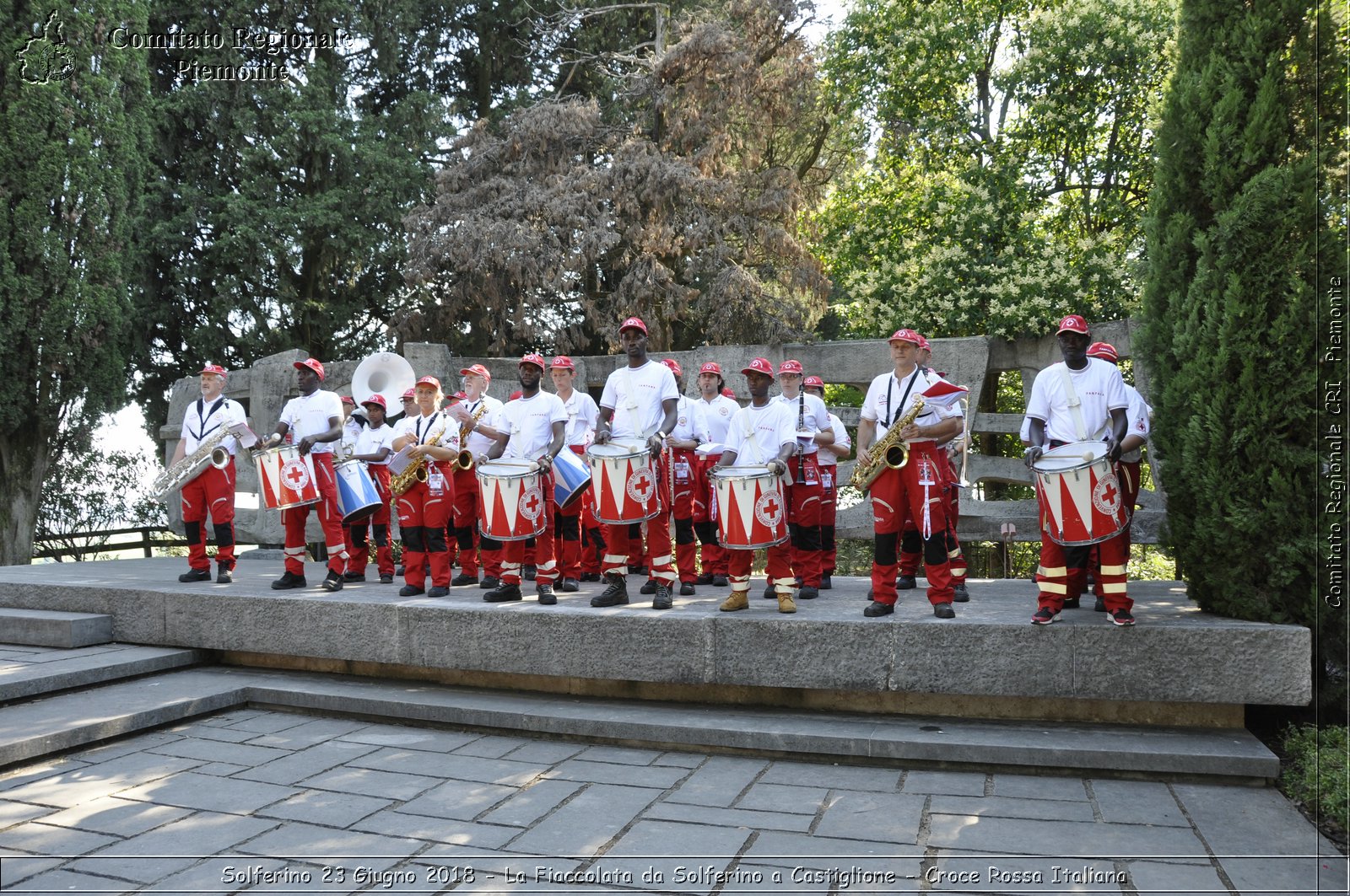 Solferino 23 Giugno 2018 - La Fiaccolata da Solferino a Castiglione - Croce Rossa Italiana- Comitato Regionale del Piemonte